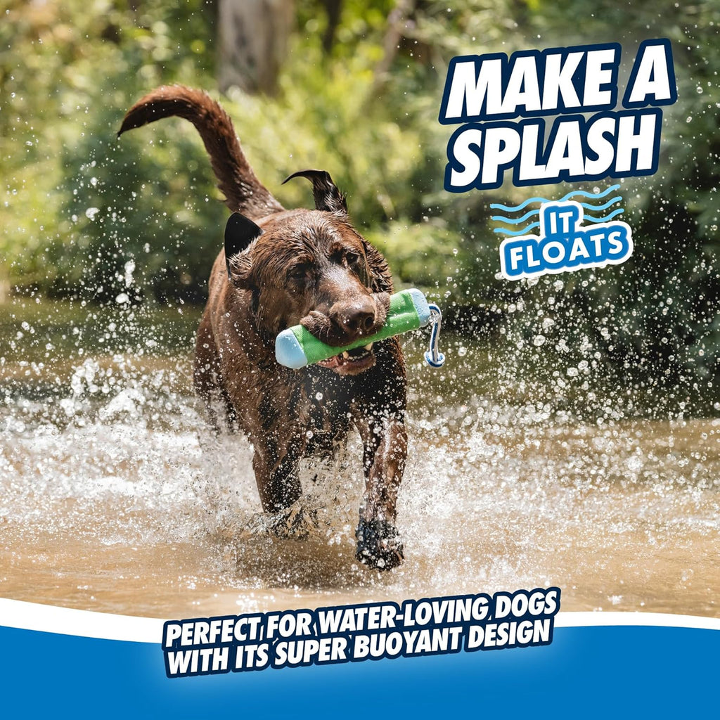 Chuckit! Parachoques Anfibio Flotante Juguete de Buscar para Perros...
