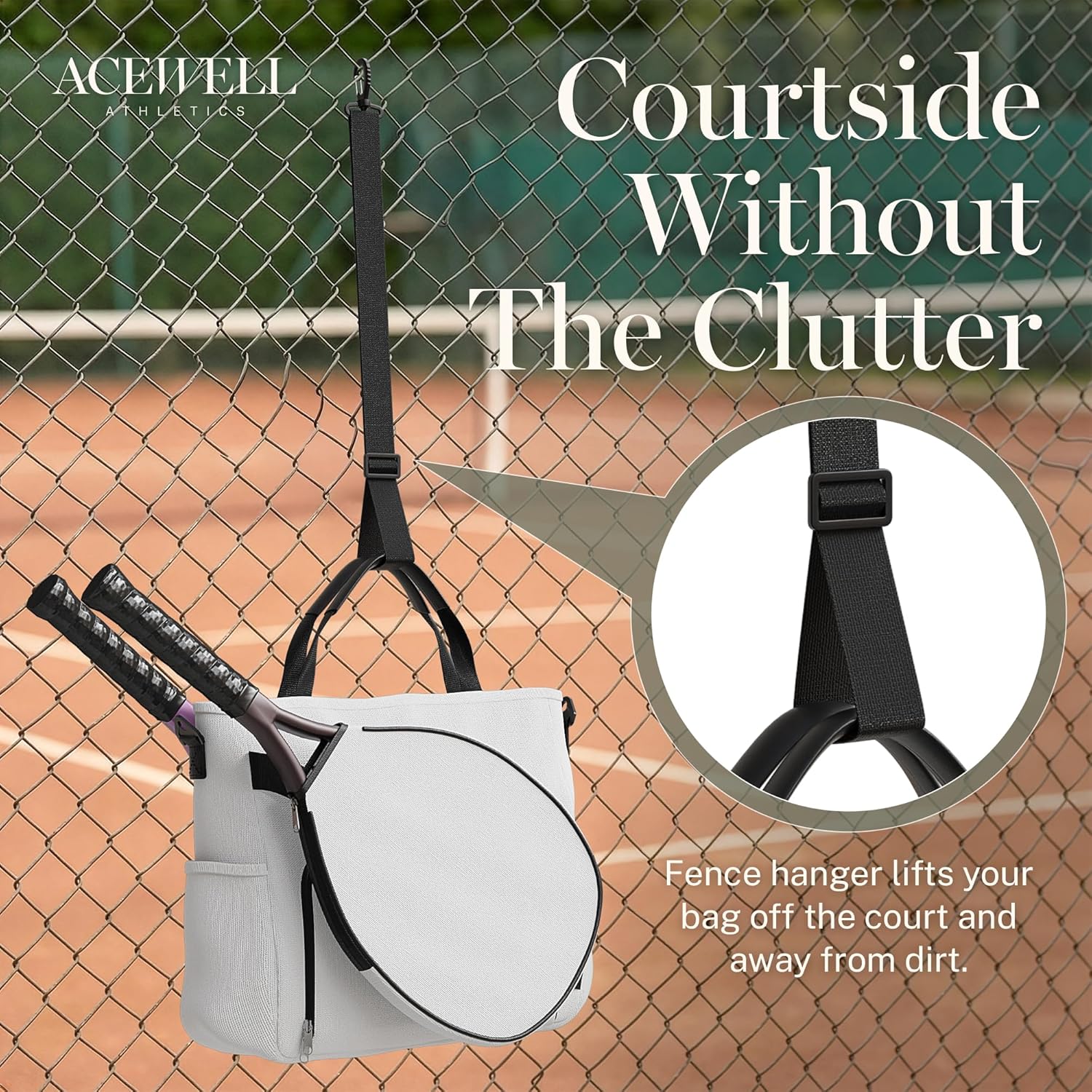Acewell Athletics Bolsas de tenis para mujeres y hombres \u2013 Ele...