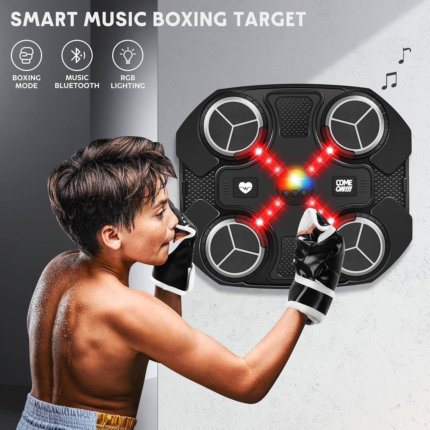 Máquina de boxeo de música juguetes deportivos para niños y adultos...