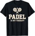 Linda camiseta de Padel Art para hombres y mujeres Padel Game Playe...