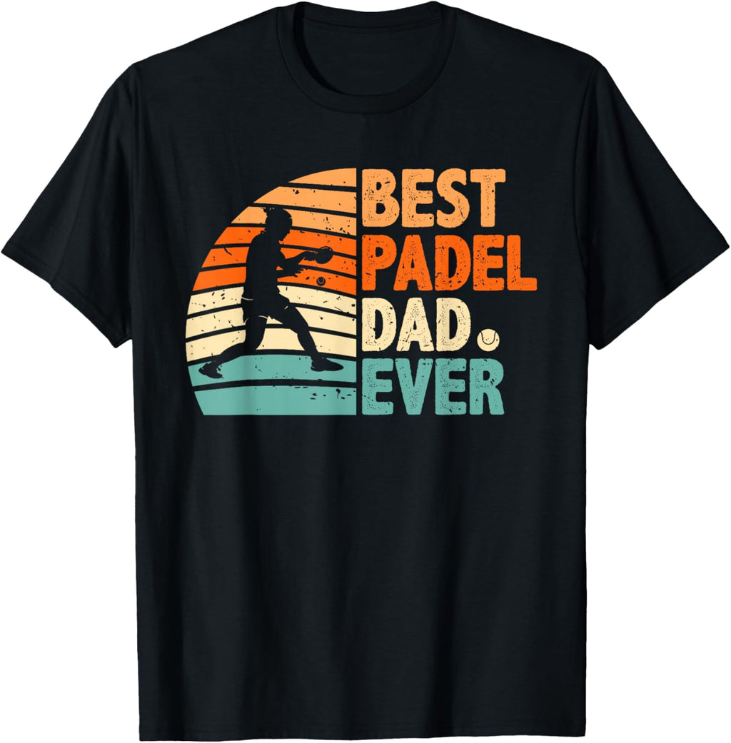 Best Padel Dad Ever Shirt Daddy Día del Padre Fan Player Camiseta