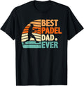 Best Padel Dad Ever Shirt Daddy Día del Padre Fan Player Camiseta